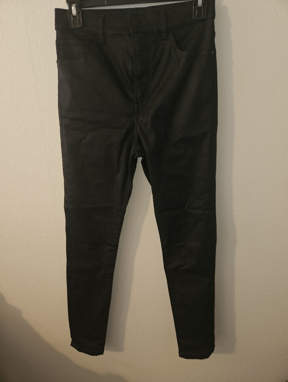 Express Womans High Rise Skinny Black Pants 2R